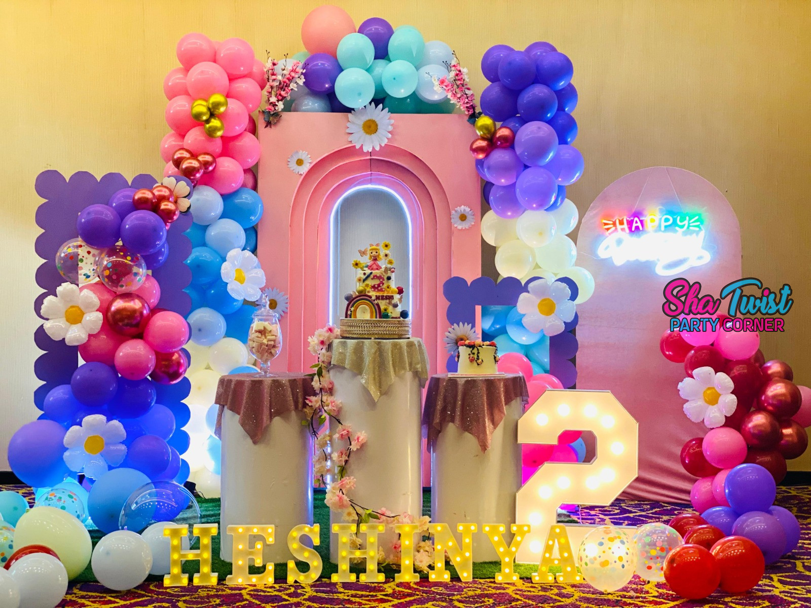 3D Arch — event decoration design in Sri Lanka