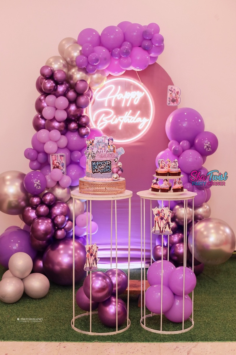 Purple — event decoration design in Sri Lanka