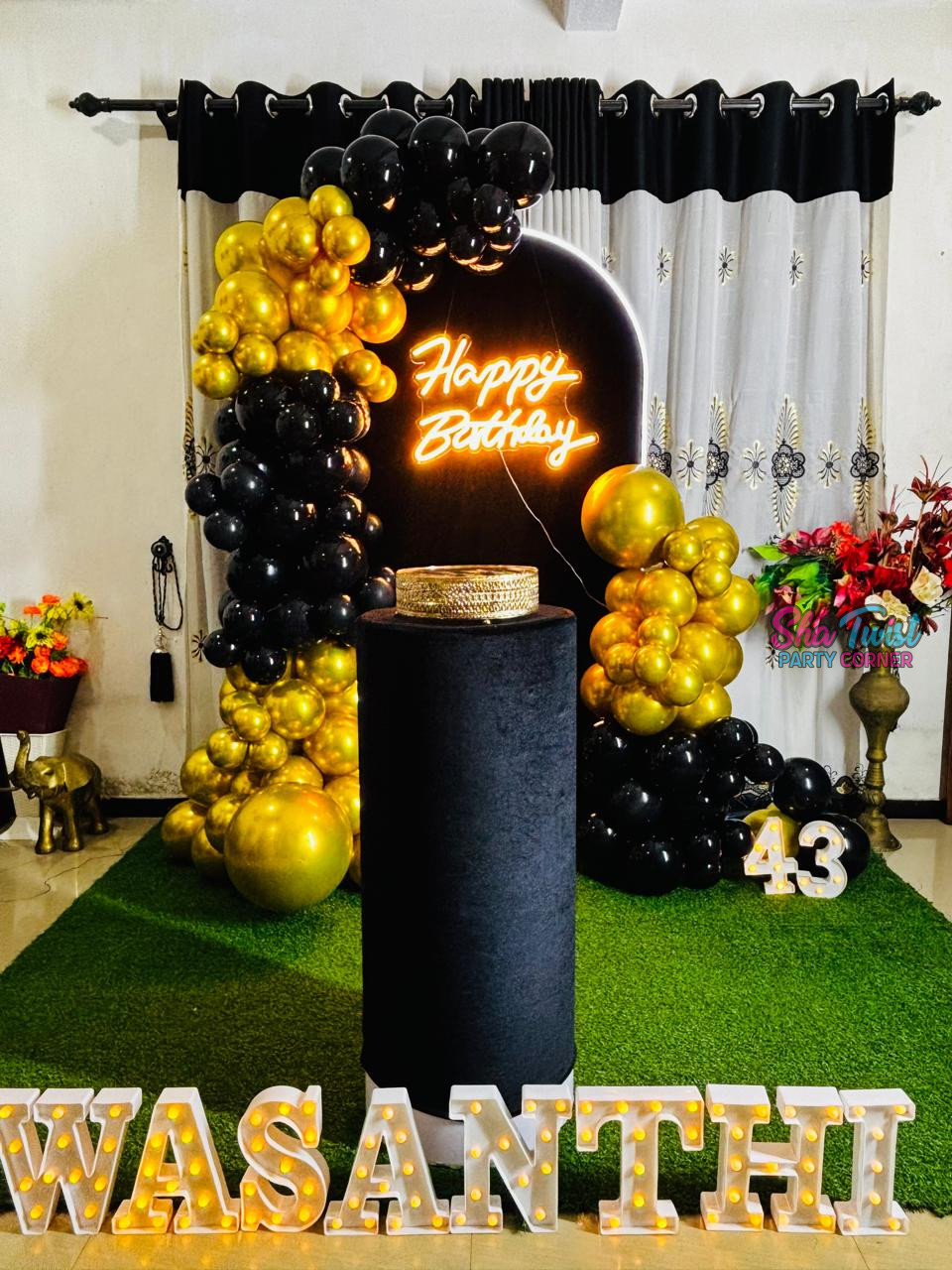 Golden — event decoration design in Sri Lanka